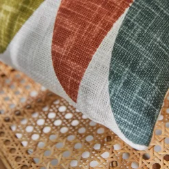 Coussin imprimé géométrique