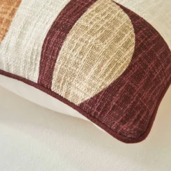Coussin imprimé géométrique