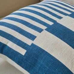 Coussin imprimé rayures