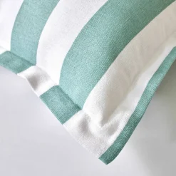 Coussin à rayures Céleste