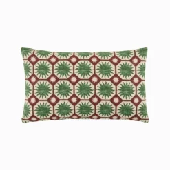 Coussin rectangulaire imprimé Zellige