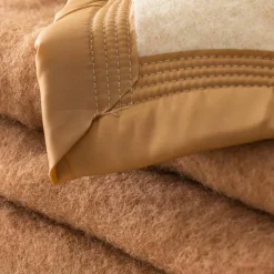 Couverture bicolore pure laine 800 g/m²