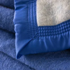 Couverture bicolore pure laine 600 g/m²