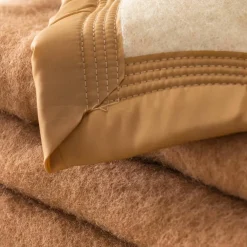 Couverture bicolore pure laine 600 g/m²