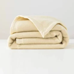 Couverture bicolore pure laine 800 g/m²