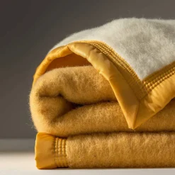 Couverture bicolore pure laine 600 g/m²