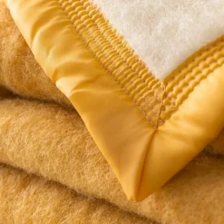 Couverture bicolore pure laine 600 g/m²