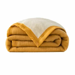 Couverture bicolore pure laine 800 g/m²
