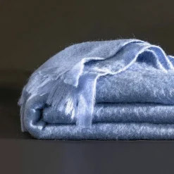 Couverture laine mohair angora