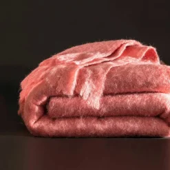 Couverture laine mohair angora