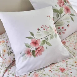 Couvre-lit matelassé Eglantine imprimé fleuri