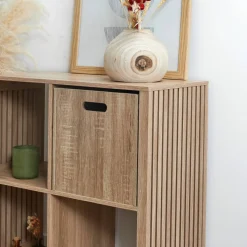 Cube de rangement en bois