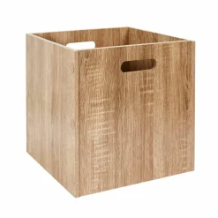 Cube de rangement en bois