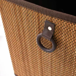 Cube de rangement pliable, bambou