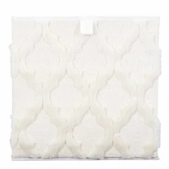 Cube de rangement pliable, tissu tufté