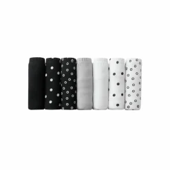 Culotte coton forme maxi imprimée pois - lot de 7