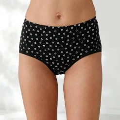 Culotte coton forme maxi imprimée pois - lot de 7