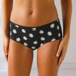 Culotte coton forme shorty imprimé motifs 