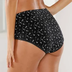 Culotte coton maxi imprimé étoiles - lot de 6