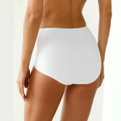 Culotte coton stretch côtes plates forme maxi