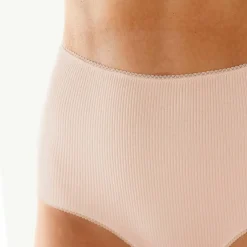 Culotte coton stretch côtes plates forme maxi