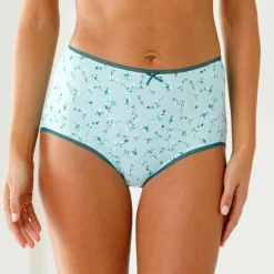 Culotte coton stretch forme maxi imprimé 