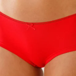 Culotte coton stretch forme shorty imprimé "cerises" – Lot de 4