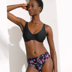Culotte de bain forme midi imprimée Lokia