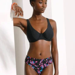 Culotte de bain forme midi imprimée Lokia