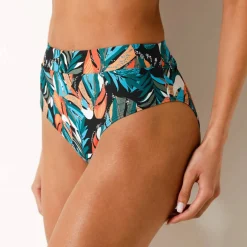 Culotte de bain maxi taille haute Baracoa, effet ventre plat