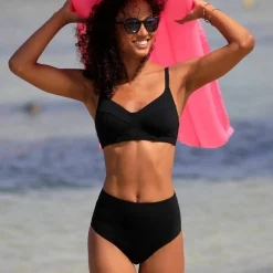 Culotte de bain taille haute gainante Ilaya