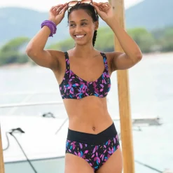 Culotte de bain taille haute Lokia - forme maxi
