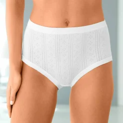 Culotte forme maxi coton motifs jacquard – Lot de 4