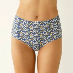 Culotte forme maxi coton stretch imprimé 