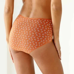 Culotte forme maxi en coton extensible imprimé 