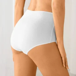 Culotte forme maxi en coton extensible uni – Lot de 10