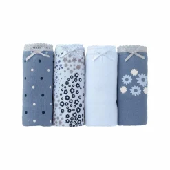 Culotte forme maxi « motifs fleurettes » - lot de 4