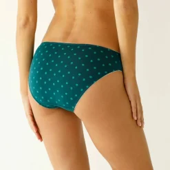 Culotte forme midi coton stretch imprimé 