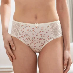 Culotte maxi coton dentelle imprimé fleurettes Coria - lot de 2