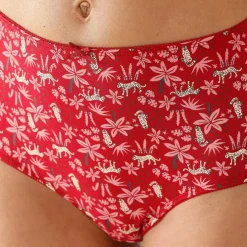 Culotte maxi coton stretch imprimé "panthère" - lot de 4