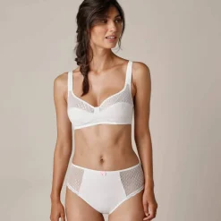 Culotte maxi dentelle coton uni Tropea - lot de 4