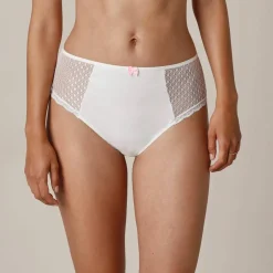Culotte maxi dentelle coton uni Tropea - lot de 4