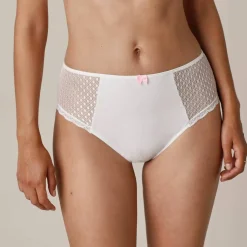 Culotte maxi dentelle coton uni Tropea - lot de 4