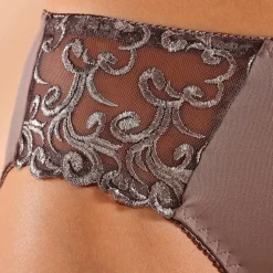 Culotte microfibre et tulle brodé Sienne - lot de 2
