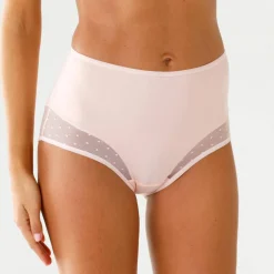 Culotte microfibre taille haute – lot de 2