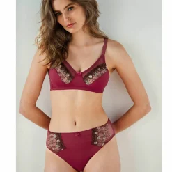Culotte microfibre tulle brodé Caminata