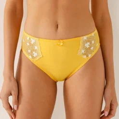 Culotte microfibre tulle brodé Caminata