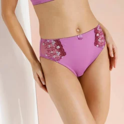 Culotte microfibre tulle brodé Caminata