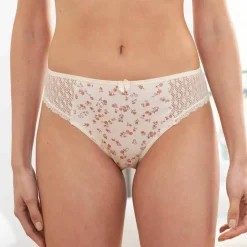 Culotte midi coton dentelle imprimé fleurettes Coria - lot de 2