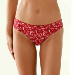 Culotte midi coton imprimé 